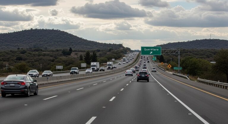 Últimas Actualizaciones en Vivo de la Autopista México-Querétaro: Choques y Cierres